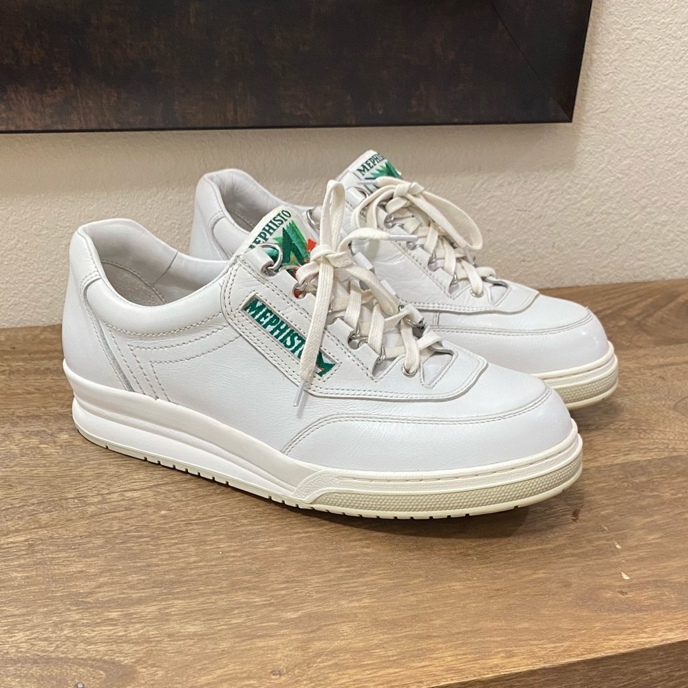 Mephisto Match Run Off  Athletic Comfort White Mens Shoes US Sz 7.5 retail $399
